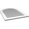 Ekena Millwork Round Top Surface Mount PVC Gable Vent: Functional, w/ 3-1/2"W x 1"P Standard Frame, 28"W x 40"H GVPRT28X4001SF - alternate 4
